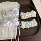 Beau - Lace Bow Ribbon Trim Decorative Banana Clip