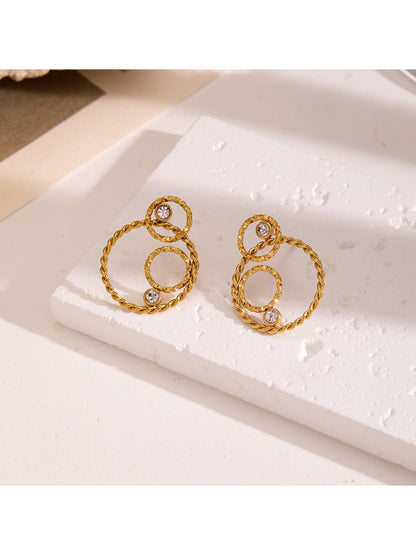 Earedge - Trendy Geometric Shape Earrings