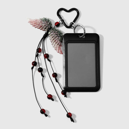 Keypus - Y2K Dark Wing and Cross Keychain