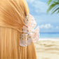 Beau - Acetate Leaf Shaped Hair Clip