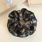 Gifty - Brown Plaid Four Layer Scrunchie