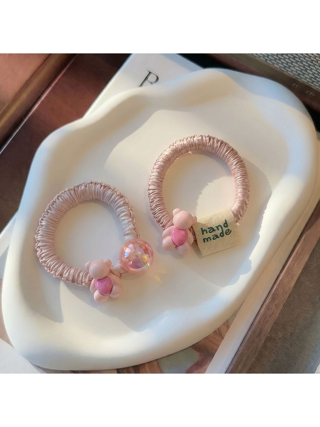 Gifty - Cute Bear Accent Hair Tie