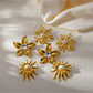 Earedge - Elegant Floral Shaped Earrings