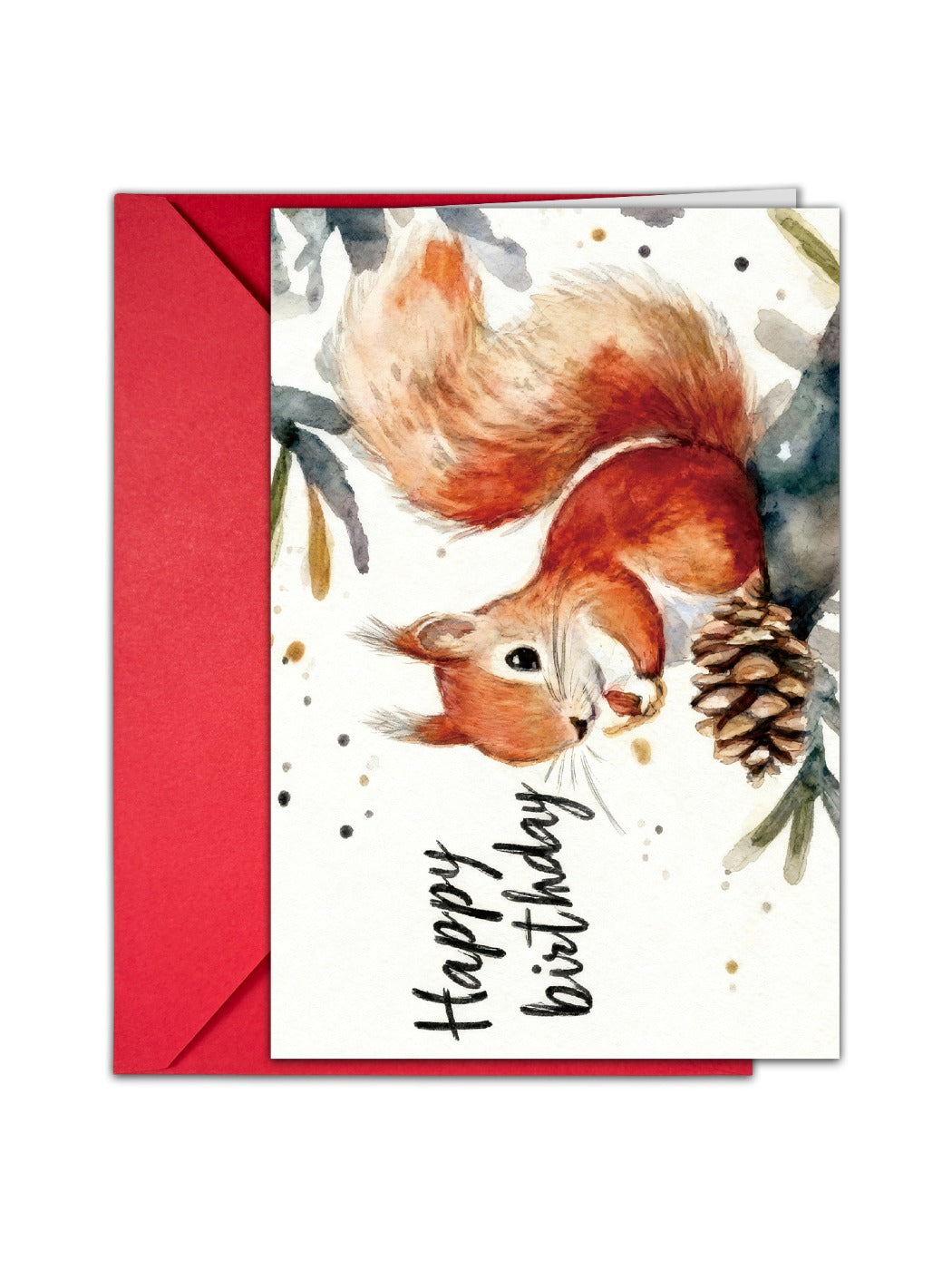 Carduria - Ink Style Animal Birthday Card
