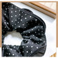 Gifty - Elegant Polka Dot Satin Hair Scrunchie