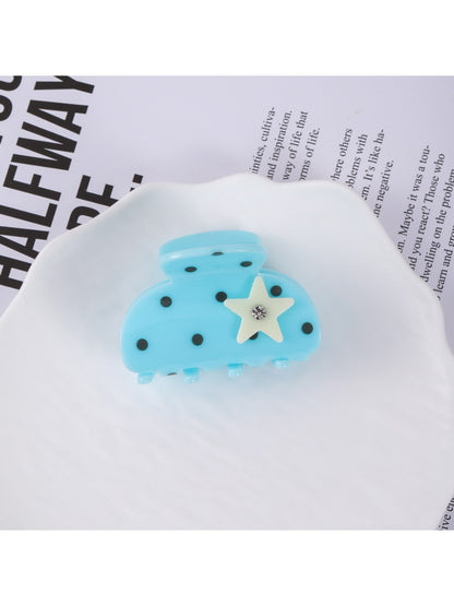 Beau - Polka Dot and Star Claw Clip