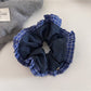 Gifty - Retro Plaid Pleated Hair Loop