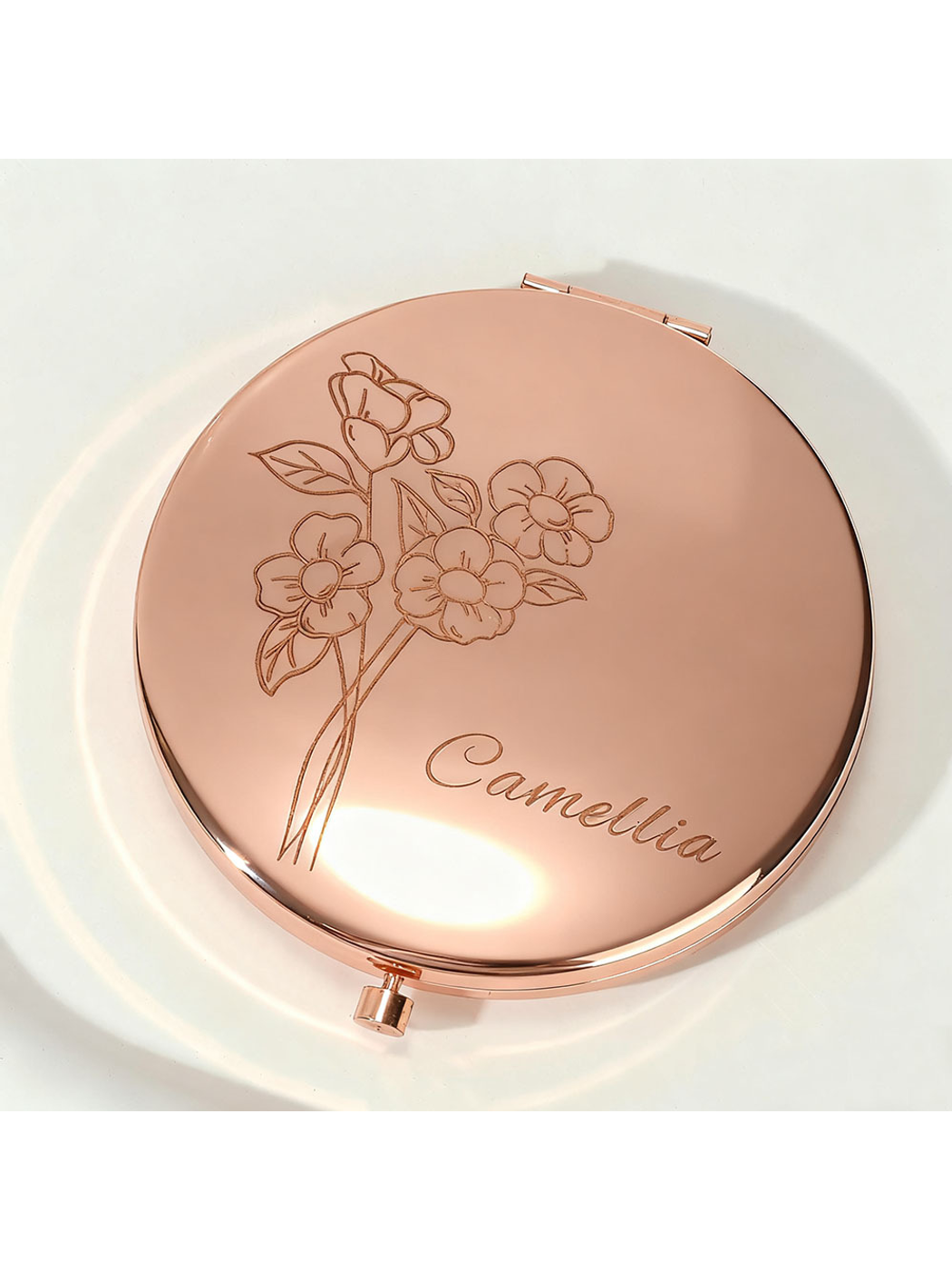 Mirroray - ABS Round Double Mirror Folding Mirror