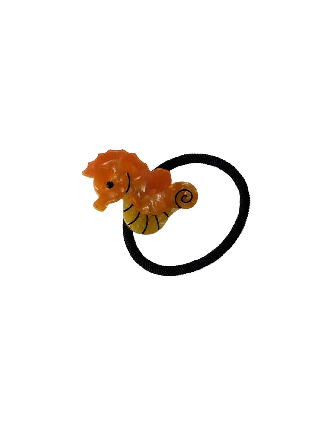 Ocean World animal pattern hair tie by Gifty displayed flat to show full design