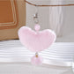 Keypus - Heart Fluffy Pom Pom Keychain