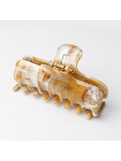 Beau - Geometric Ink Wash Pattern Claw Hair Clip