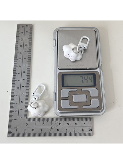 Keypus - Cute Cloud Face Keychain Bag Charm Keychain