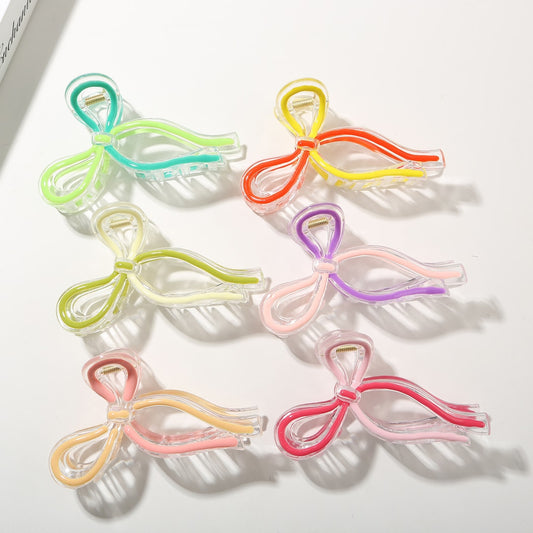 Beau - Gradient Butterfly Design PS Claw Clip
