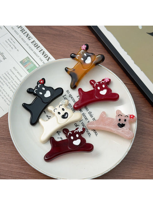 Beau - Happy Puppy Hair Clip