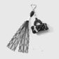 Keypus - Leopard Print Lace Star Pouch Keychain