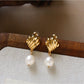 Earedge - Vintage Irregular Sculpted Drop Earrings