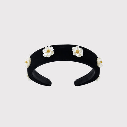 Gifty - Elegant Velvet Floral Design Headband