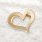 Beau - Modern Minimalist Hollow Heart Plastic Claw Clip