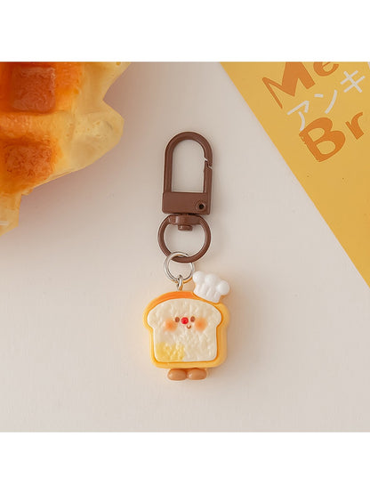Keypus - Cute Cartoon Bread Shaped Keychain