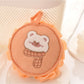 Papo - Cartoon Bear Bath Pouf Soft Foamy Scrubber