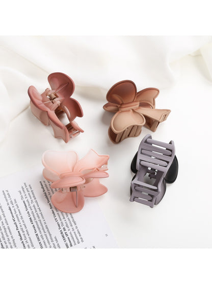 Beau - Plastic Gradient Bow Claw Clip