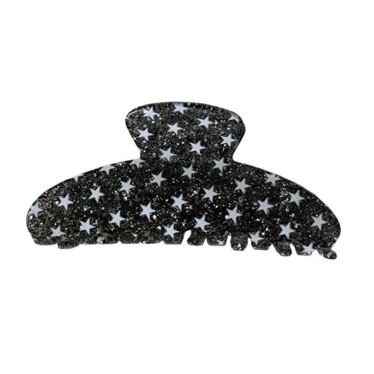 Beau - Sparkly Star Pattern Acrylic Claw Clip