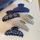 Beau - Fan Shape Decorative Acetate Fiber Claw Clip