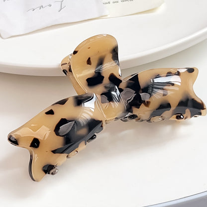 Beau - Elegant Bow Shape Acetate Hair Claw Clip