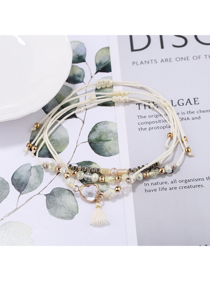 Lovra - Bohemian Beaded Tassel Bracelet Bracelet