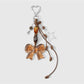 Keypus - Y2K Acrylic Bow Heart Star Dangle Keychain