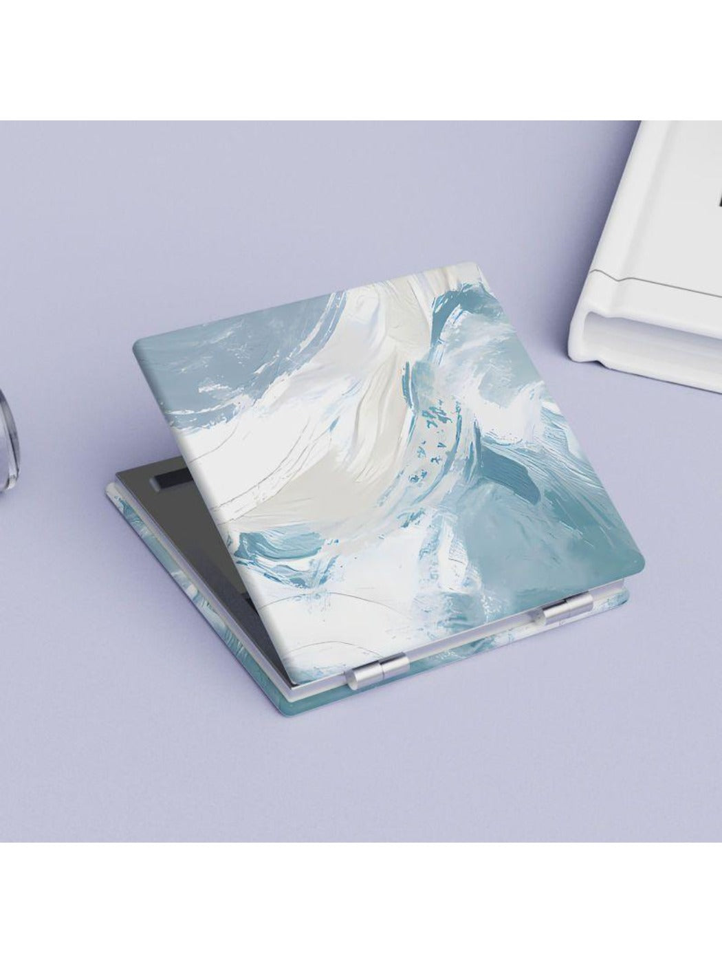 Mirroray - Oil Painting Style Square Makeup Mirror