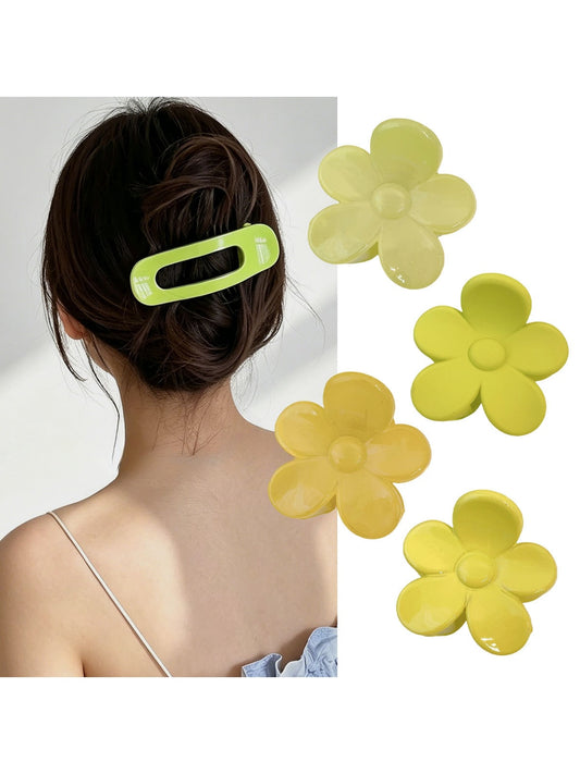 Beau - Plastic Flower Styling Hair Clip