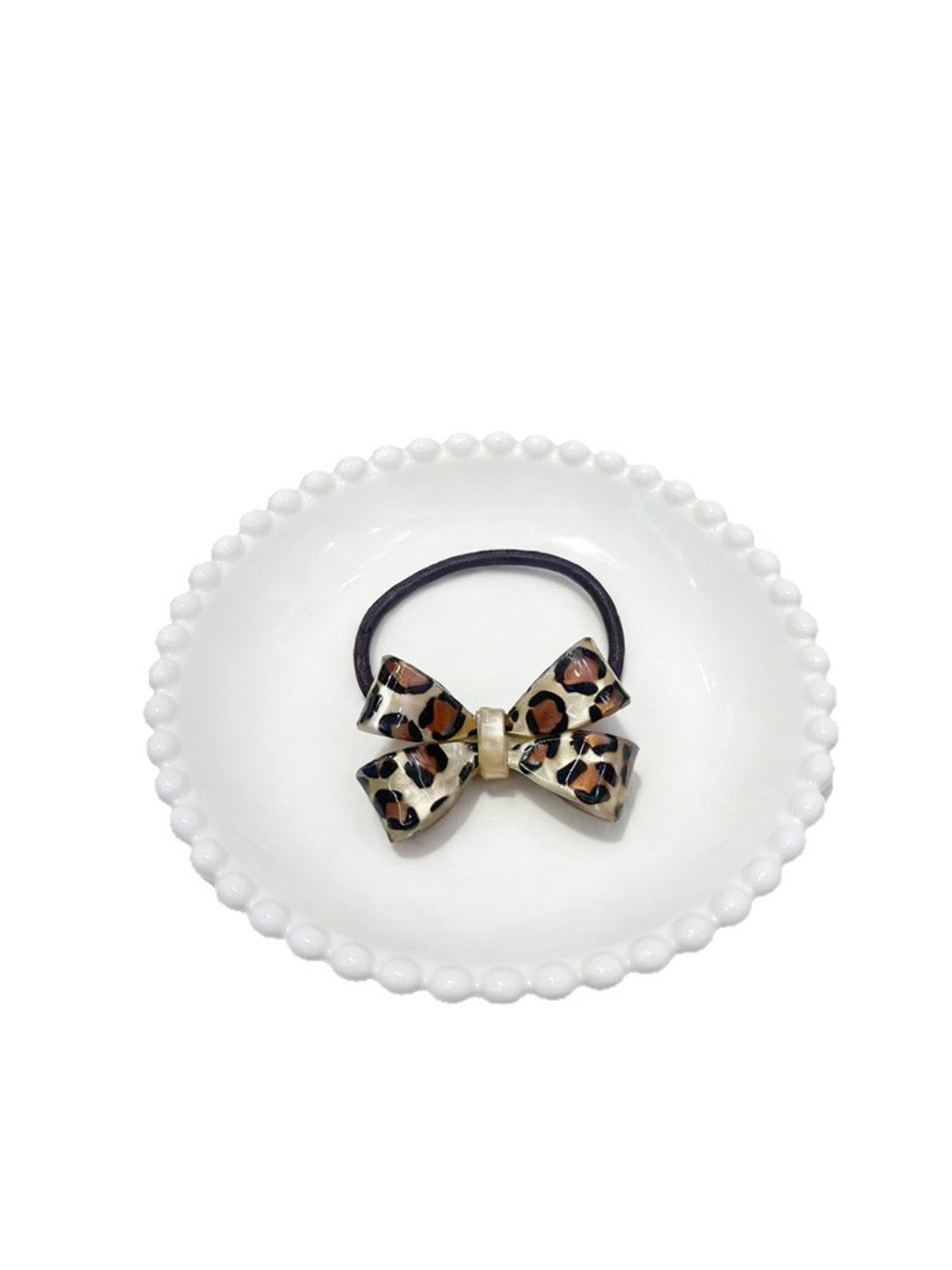 Gifty - Vintage Leopard Print Hair Tie