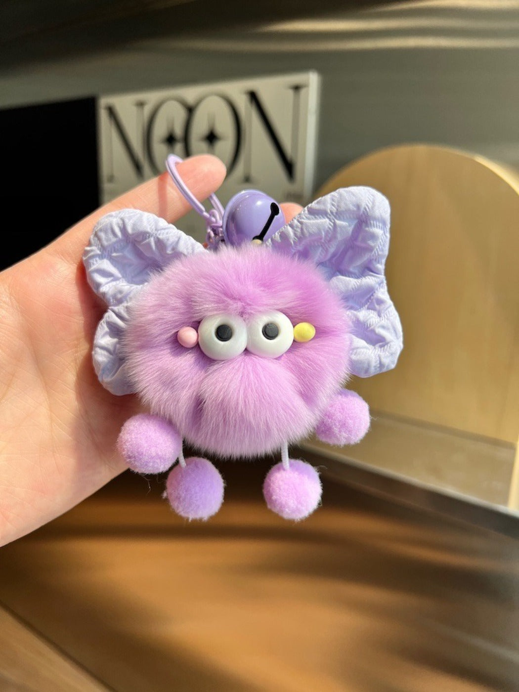 Keypus - Bow Coal Plush Keychain