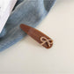 Beau - Solid Color Teardrop Hair Clip