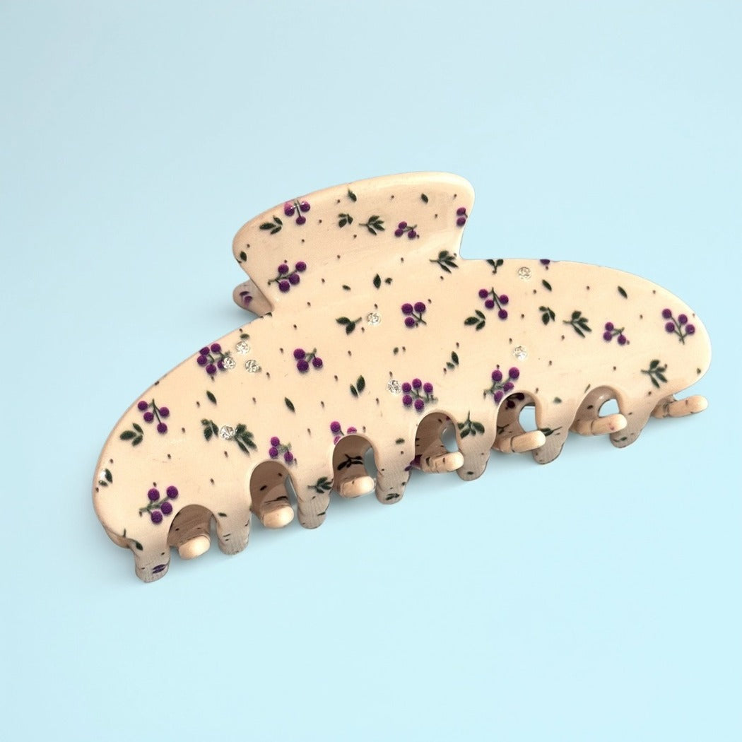 Beau - Delicate Floral Hair Claw Clip