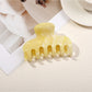 Beau - Glossy Marbled Pattern Hair Claw Clip