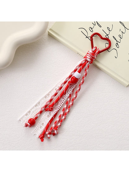 Keypus - Hollowed-Out Lace Charm Keychain