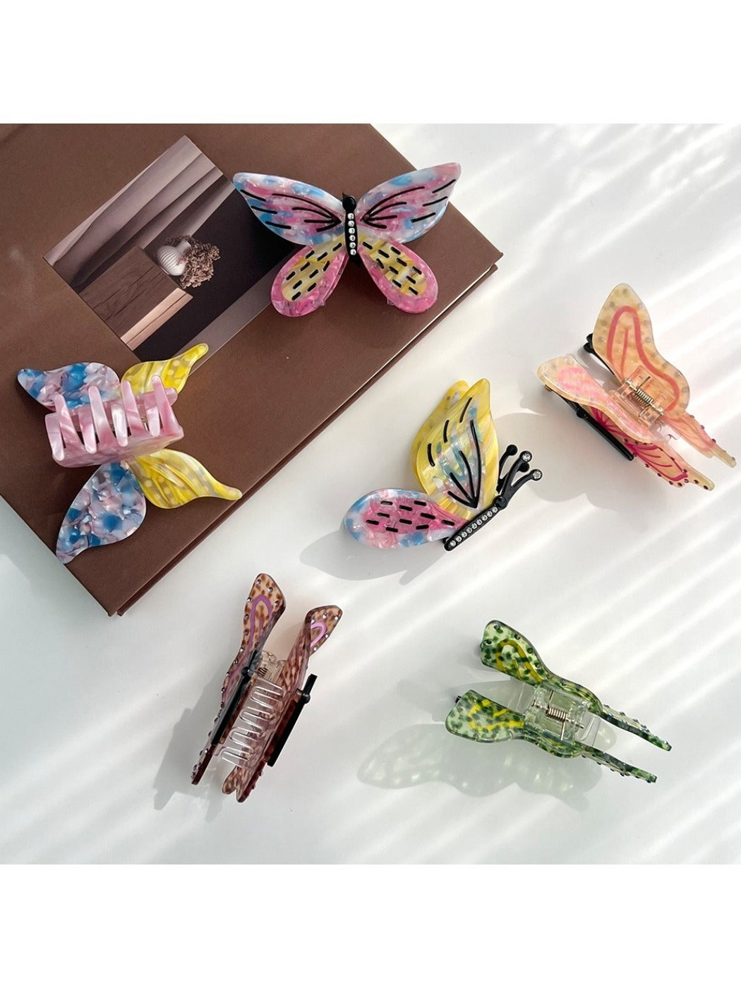 Beau - Polka Dot 3D Butterfly Hair Clip