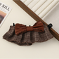 Beau - Pleated Bow Detail Polyester Banana Clip