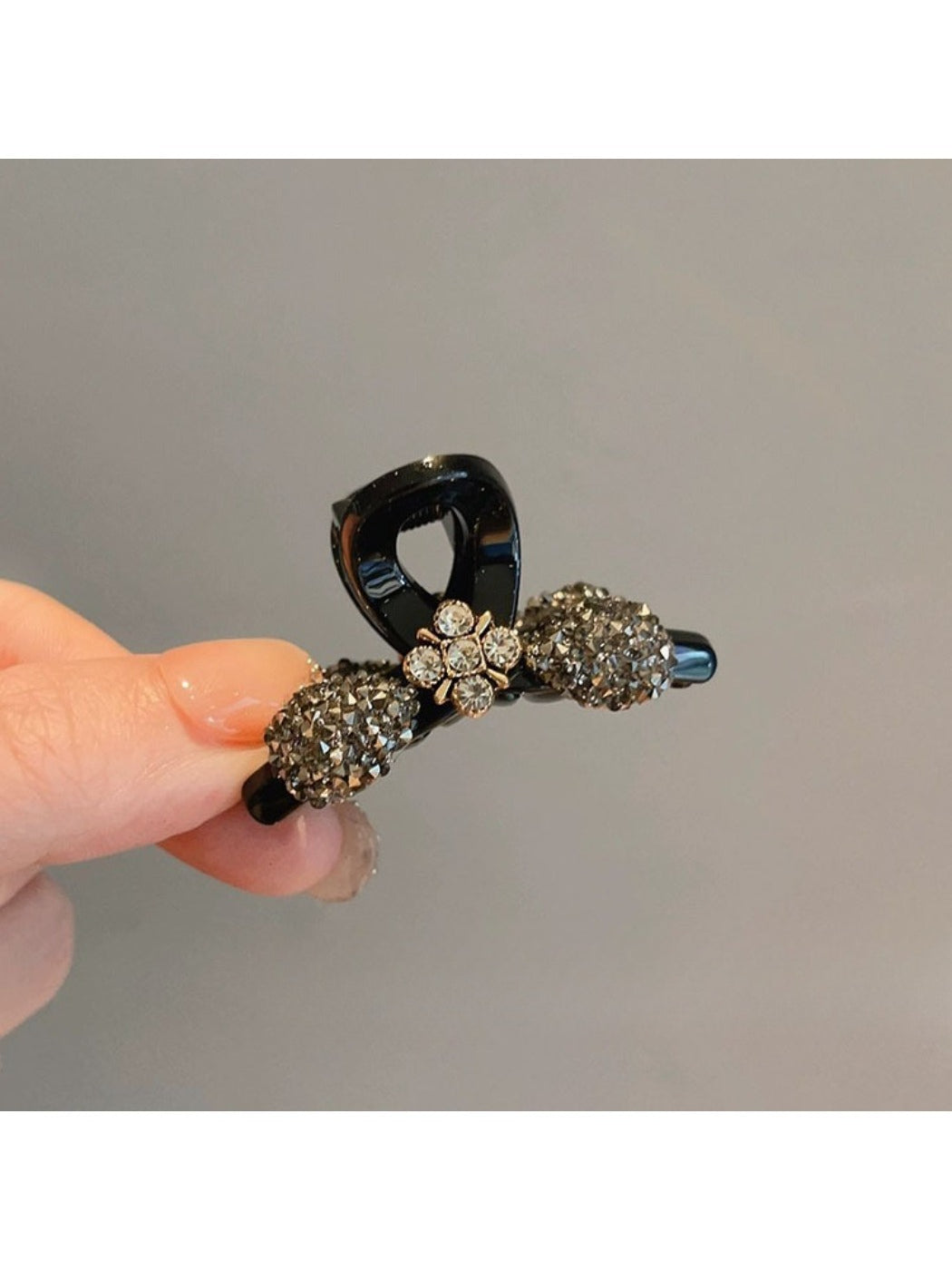 Beau - Petite Rhinestone-Embellished Hair Clip