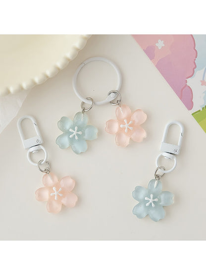 Keypus - Cherry Blossom-Shaped Pendant Keychain