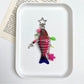 Keypus - Alloy Plastic Fish Bag Hanging Charm Keychain