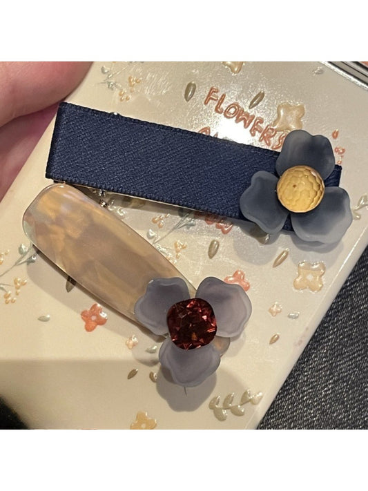 Beau - Fashionable Floral Pattern Acetate Hair Clip
