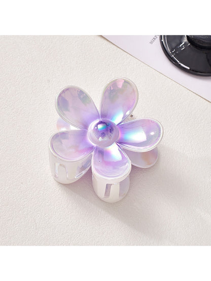 Beau - Iridescent Petal Flower Claw Clip