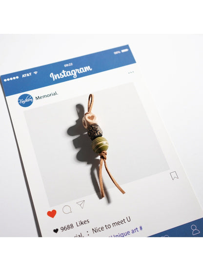 Keypus - Retro Asymmetric Beaded Keychain