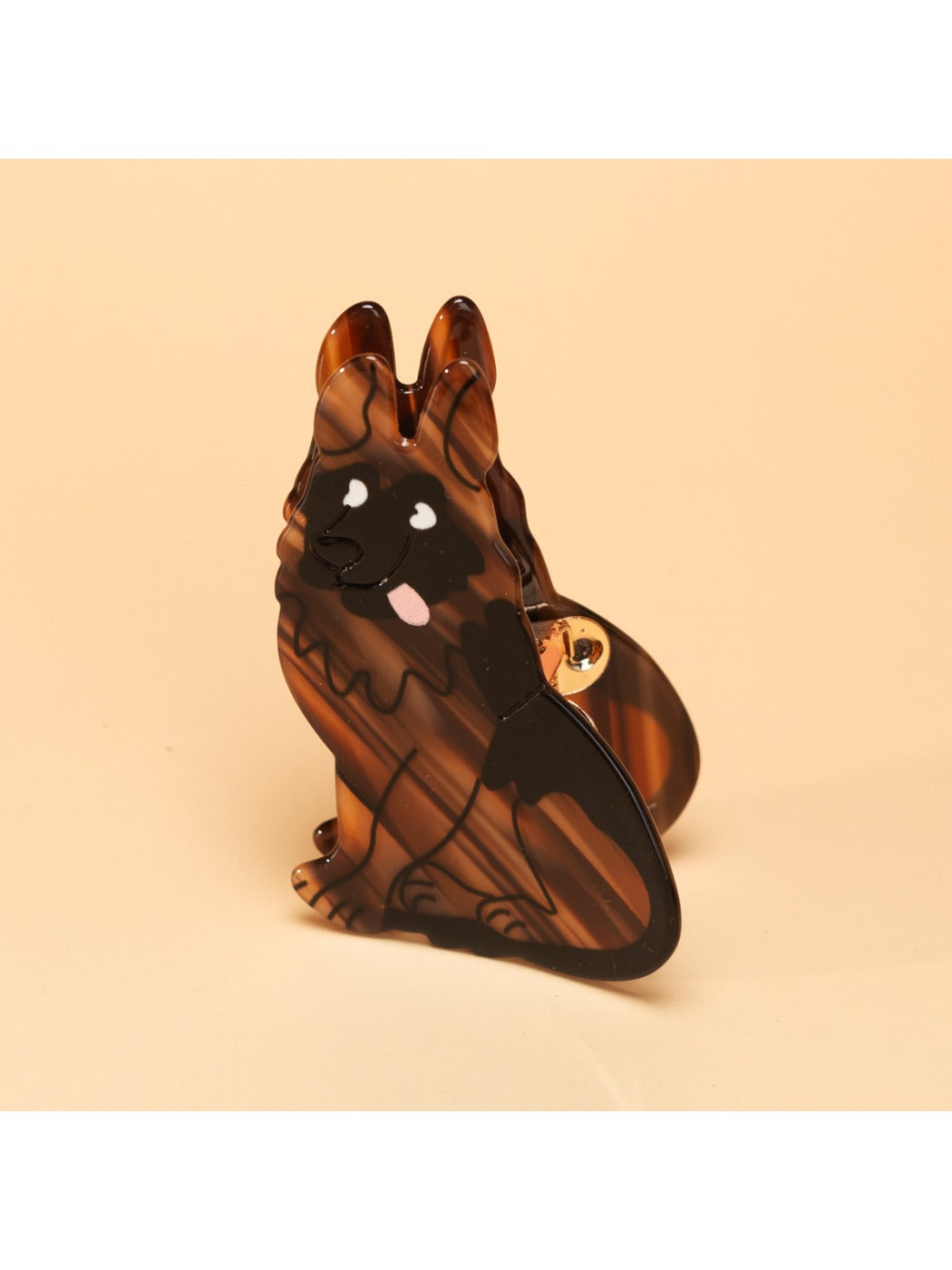 Beau - Bold Wolf Design Hair Clip
