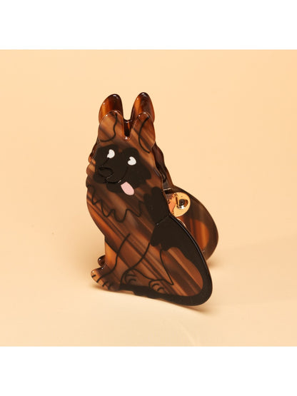 Beau - Bold Wolf Design Hair Clip