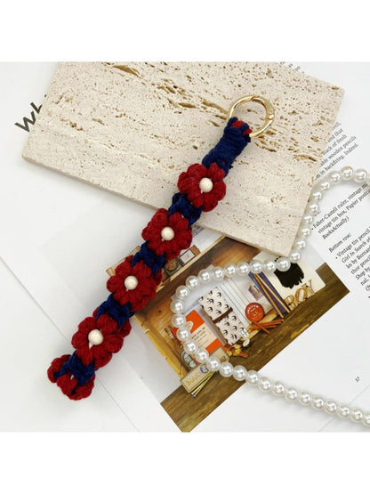 Keypus - Crochet Daisy Flower Keychain