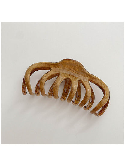Beau - Vintage Pumpkin Shaped Claw Clip